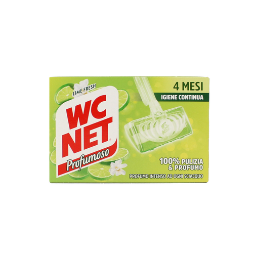 WC NET PROFUMOSO TAVOLETTA SOLIDA LIME FRESH IGIENE CONTINUA 4 PZ