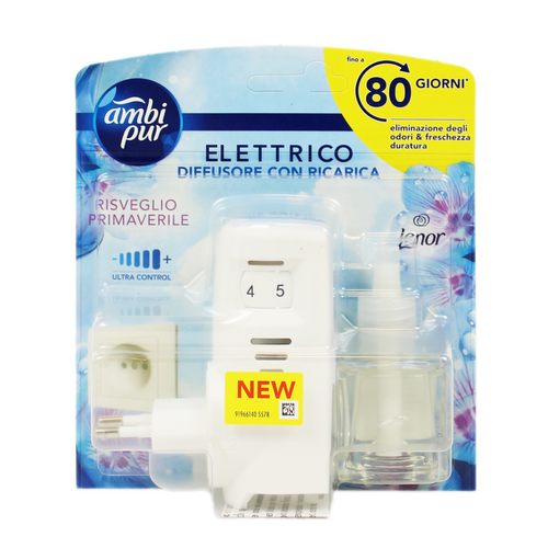 AMBIPUR ELETTRICO DIFFUSORE + RICARICA LIQUIDA RISVEGLIO PRIMAVERILE 20 ML AMBIPUR ELETTRICO DIFFUSORE + RICARICA LIQUIDA RISVEGLIO PRIMAVERILE 20 ML