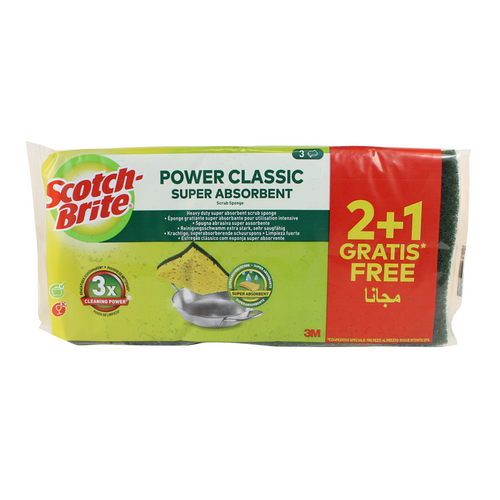 SCOTCH BRITE SPUGNA VEGETALE 2+1 PZ SCOTCH BRITE SPUGNA VEGETALE 2+1 PZ
