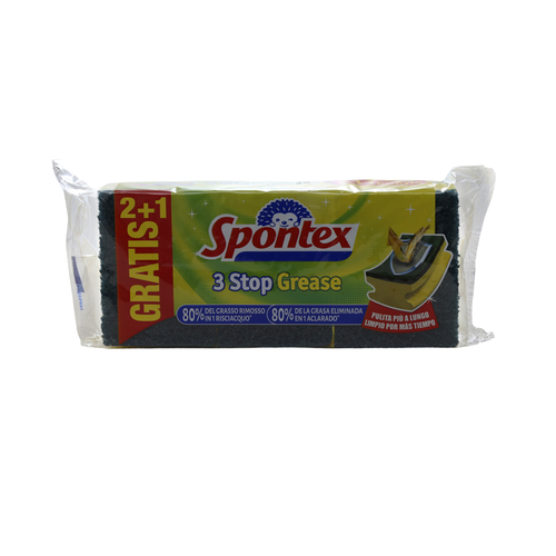 SPONTEX SPUGNA ABRASIVA SALVAUNGHIE 2+1 PZ