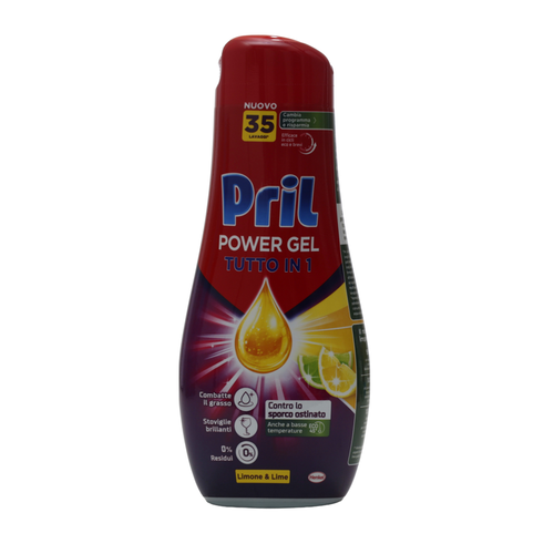 PRIL LAVASTOVIGLIE GEL TUTTO IN 1 LIMONE & LIME 35 LAVAGGI 630 ML  