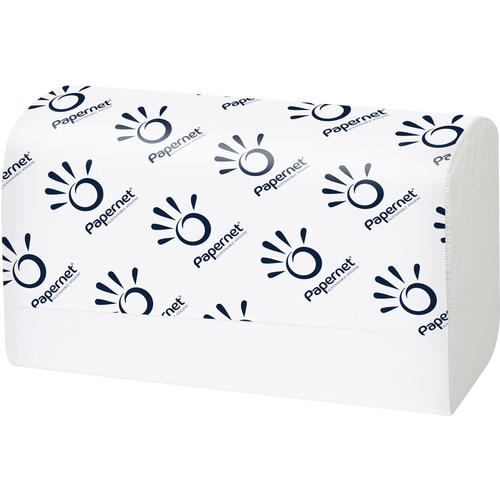 PAPERNET ASCIUGAMANO PIEGATO V 2 VELI - 21x22 cm - CONFEZIONE DA 15 FASCETTE DA 210 STRAPPI