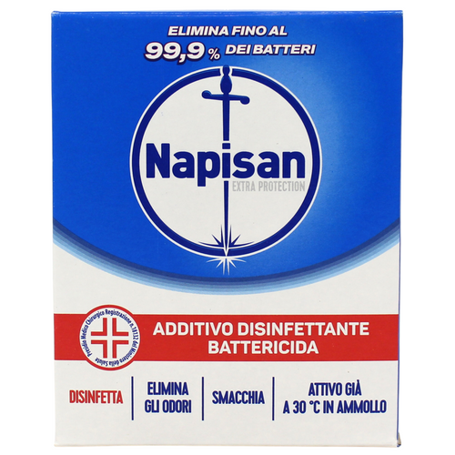 NAPISAN ADDITIVO POLVERE DISINFETTANTE BATTERICIDA 500 GRAMMI 