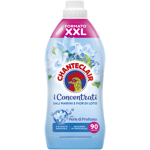 CHANTECLAIR I CONCENTRATI AMMORBIDENTE SALI MARINI e FIOR DI LOTO 90 LAVAGGI 1800 ML  CHANTECLAIR I CONCENTRATI AMMORBIDENTE SALI MARINI e FIOR DI LOTO 90 LAVAGGI 1800 ML