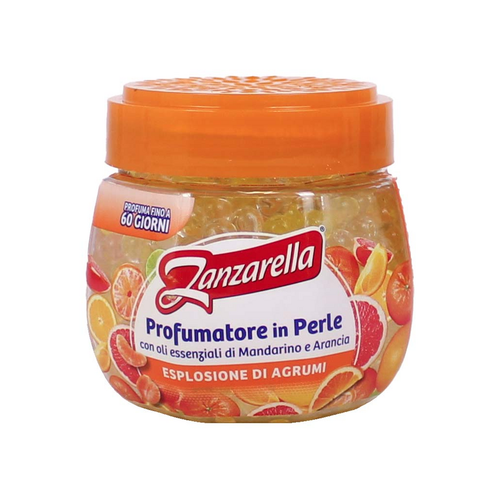 ZANZARELLA AMBIENTE PERLE ESPLOSIONE DI AGRUMI ANTI ZANZARE 170 grammi 