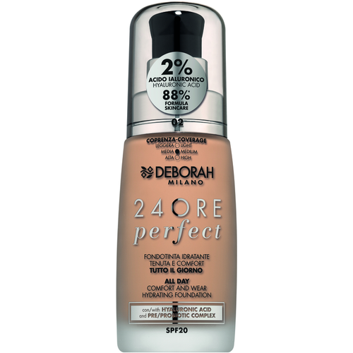 DEBORAH FONDOTINTA 24H PERFECT N.02 TRUE BEIGE