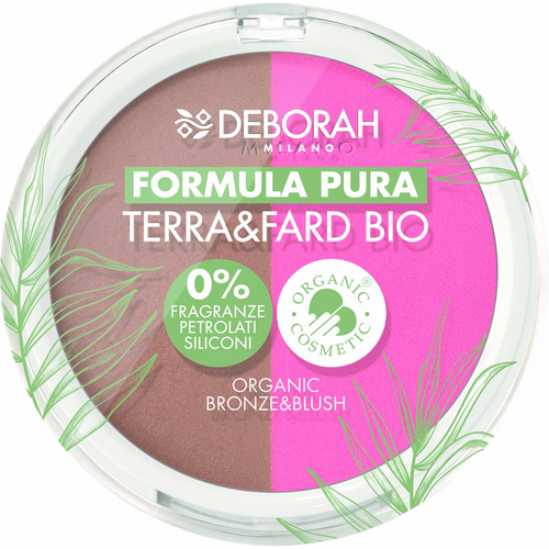 DEBORAH FORMULA PURA TERRA e BLUSH 2in1 BIO N.04 DARK