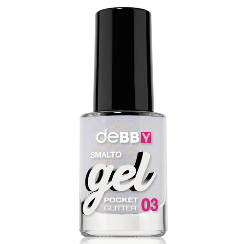 DEBBY SMALTO GEL POCKET N.03 GLITTER BLUE