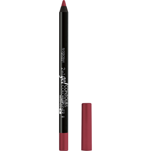 DEBORAH MATITA LABBRA 2IN1 GEL CONTOUR&COLOR WATERPROOF N.04 PLUM ROSE