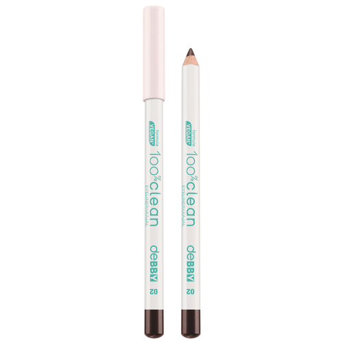 DEBBY MATITA OCCHI EYEPENCIL 100% CLEAN N.02 BROWN