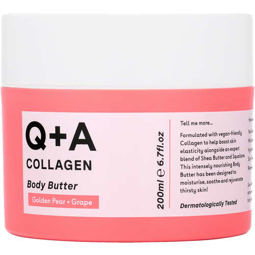 Q+A COLLAGEN BODY BUTTER GOLDEN PEAR + GRAPE 200 ML 