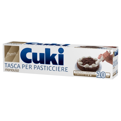 CUKI TASCA PER PASTICCIERE (10 TASCHE + 3 BECCUCCI)