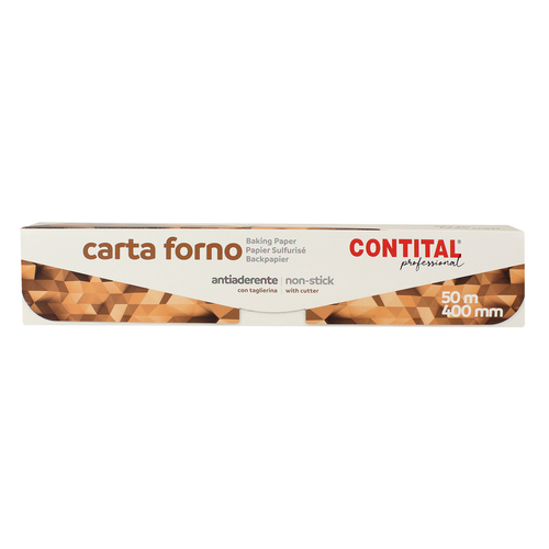 CONTITAL CARTA FORNO METRI 50 LARGHEZZA 40 CM FORMATO PROFESSIONALE