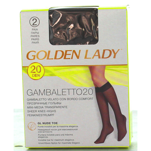 GOLDEN LADY GAMBALETTO 20 DEN CASTORO TAGLIA UNICA  