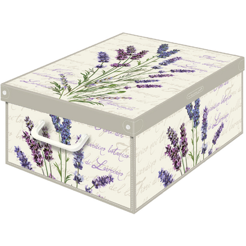 LAVATELLI SCATOLA MEDIA LAVANDA PROFUMATA 32x42x17,5