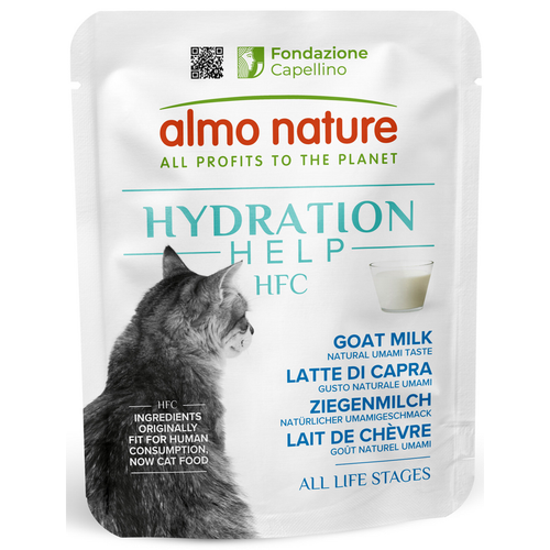 ALMO NATURE HYDRATION HELP FHC GATTO LATTE DI CAPRA BUSTA 50 grammi