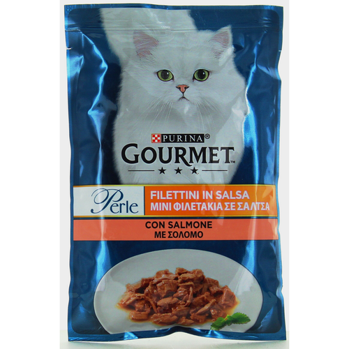 GOURMET PERLE FILETTINI SALMONE GR.85 