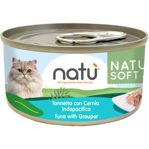 NATU' CAT TONNETTO CON CERNIA INDOPACIFICA LATTINA 85 GRAMMI