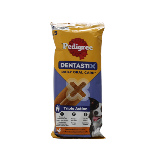 PEDIGREE DENTASTIX DOG MEDIUM 10-25 KG BUSTA 5 PEZZI