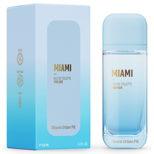 DICORA URBAN FIT MIAMI FOR HER EDT 150 ML DICORA URBAN FIT MIAMI FOR HER EDT 150 ML