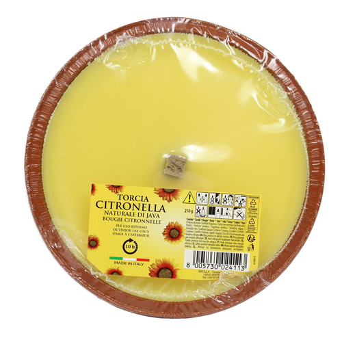 CITRONELLA INSETTICIDA RICARICA ALLUMINIO RAME DIAMETRO 16,5 CM  #ULZ