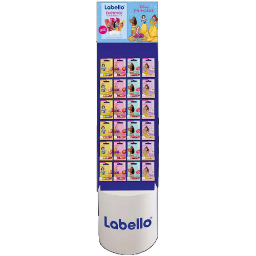 LABELLO BURROCACAO DISNEY PRINCESS ESPOSITORE 144 PEZZI MISTI NEI GUSTI