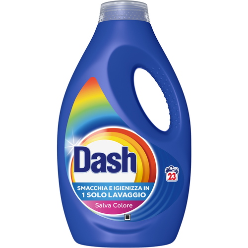 DASH DETERSIVO LIQUIDO BUCATO LAVATRICE SALVA COLORE 23 LAVAGGI  