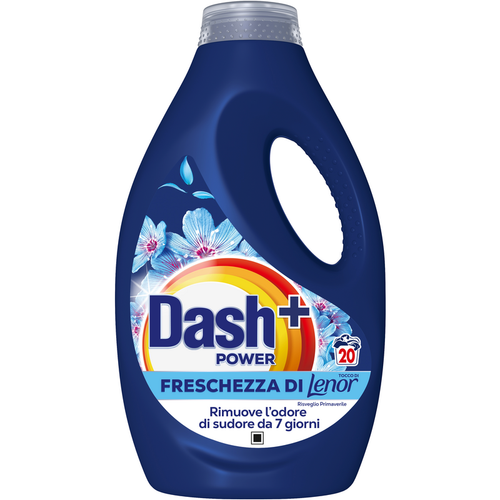 DASH POWER DETERSIVO LIQUIDO BUCATO LAVATRICE RISVEGLIO PRIMAVERILE 20 LAVAGGI   