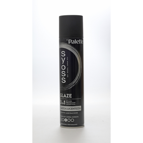 SYOSS by PALETTE LACCA SHINE LUCENTEZZA CON COMPLESSO VITAMINICO DI LUNGA DURATA 3in1 STYLING, PROTEZIONE, LUCENTEZZA 300 ML  
