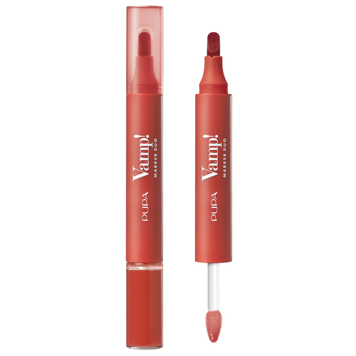 PUPA VAMP! MARKER DUO TINTA LABBRA + OIL GLOSS N.03