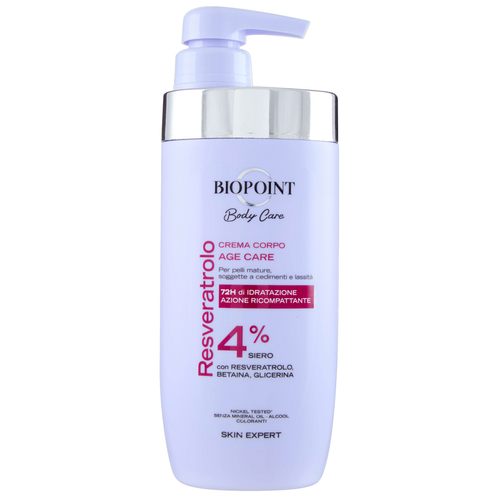 BIOPOINT BODY CARE CREMA CORPO AGE CARE RESVERATROLO 500 ML