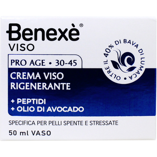 BENEXE' VISO CREMA RIGENERANTE PRO AGE 30-45 PELLI SPENTE E STRESSATE VASO 50 ML 