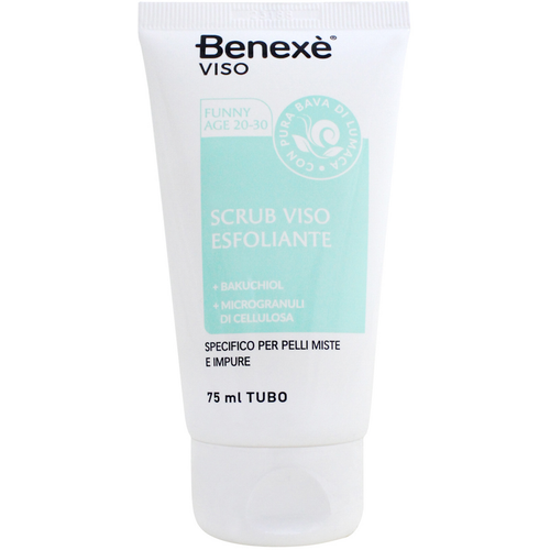 BENEXE' VISO SCRUB ESFOLIANTE AGE 20-30 SPECIFICO PER PELLI MISTE E IMPURE TUBO 75 ML