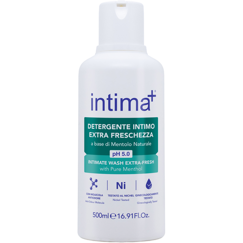 INTIMA+ INTIMO EXTRA FRESCHEZZA MENTOLO NATUTALE PH 5.0 500 ML 