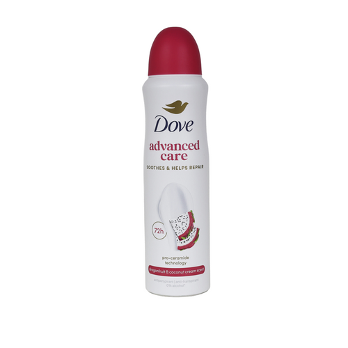 DOVE DEODORANTE SPRAY DRAGON FRUIT & COCCO ADVANCED CARE 150 ML 