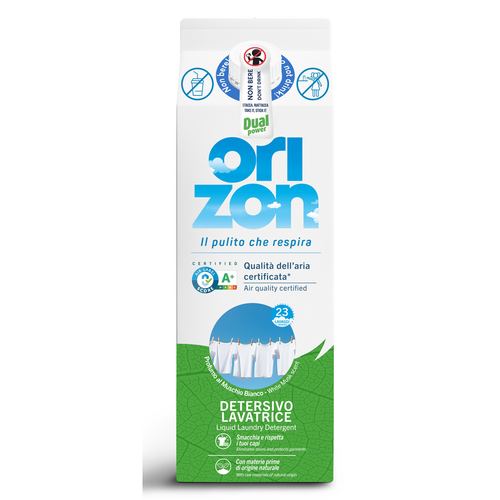DUAL POWER ORIZON DETERSIVO LAVATRICE LIQUIDO FLACONE CARTA BOX 3 PEZZI 69 LAVAGGI 2,760 LITRI