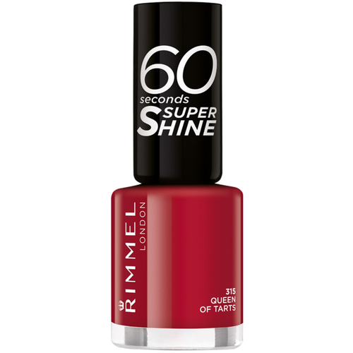 RIMMEL SMALTO 60 SECONDI SUPER SHINE N.315 QUEEN OF TARTS! (ROSSO CLASSICO)