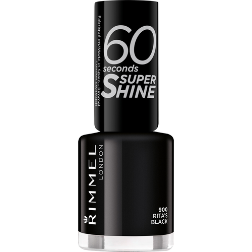 RIMMEL SMALTO 60 SECONDI SUPER SHINE N.900 RITA'S BLACK