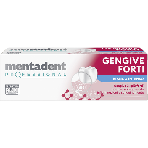 MENTADENT PROFESSIONAL GENGIVE FORTI BIANCO INTENSO DENTIFRICIO 75 ML 