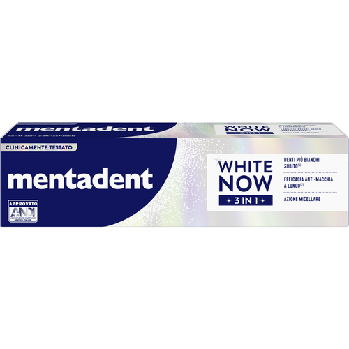 MENTADENT WHITE NOW 3in1 DENTIFRICIO 75 ML