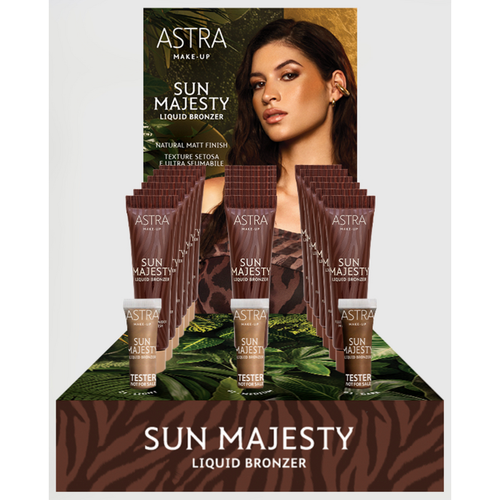 ASTRA BRONZER LIQUIDO SUN MAJESTY 18 PEZZI MISTI