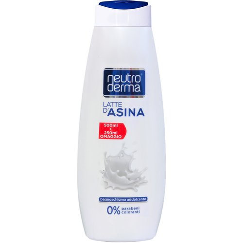 NEUTRO DERMA BAGNOSCHUMA ADDOLCDENTE LATTE D'ASINA 750 ML 
