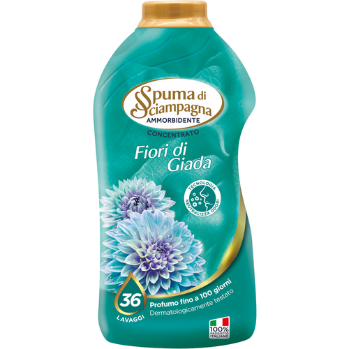 SPUMA DI SCIAMPAGNA AMMORBIDENTE CONCENTRATO FIORI DI GIADA 36 LAVAGGI 720 ML 