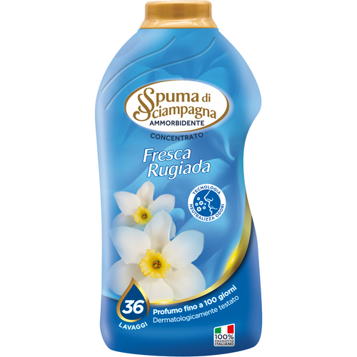 SPUMA DI SCIAMPAGNA AMMORBIDENTE CONCENTRATO FRESCA RUGIADA 36 LAVAGGI 720 ML