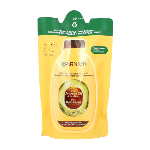 GARNIER ULTRA DOLCE SHAMPOO RICARICA POUCHES AVOCADO 250 ML 