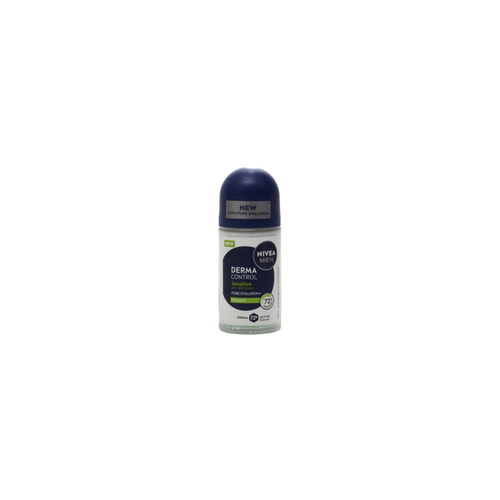 NIVEA DEODORANTE DERMA CONTROL SENSITIVE ANTI IRRITATING 72H ROLL ON 50 ML 