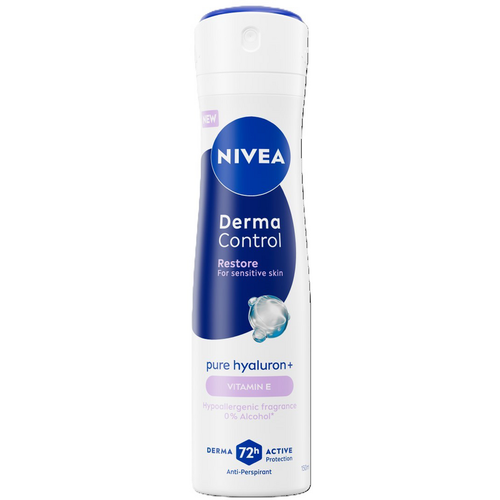 NIVEA DEODORANTE DERMA CONTROL RESTORE 72H SPRAY 150 ML