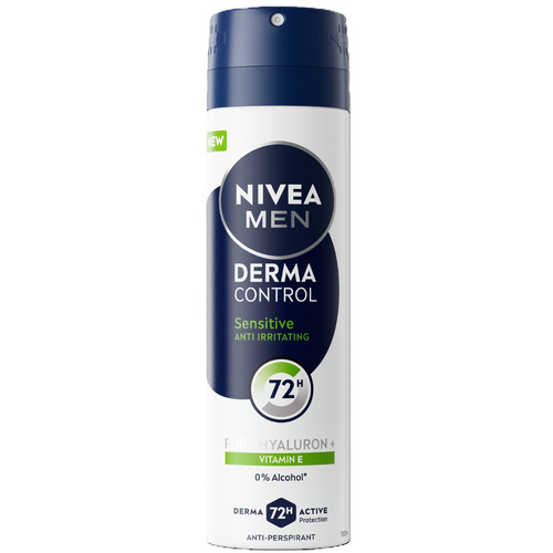 NIVEA FOR MEN DEODORANTE SENSITIVE ANTI IRRITATING 72H SPRAY 150 ML