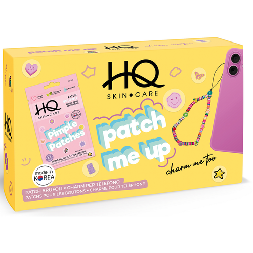HQ SKIN CARE COFANETTO PATCH ME UPeCHARM ME TOO: PATCH BRUFOLI 44 PEZZI + CHARM PER TELEFONO