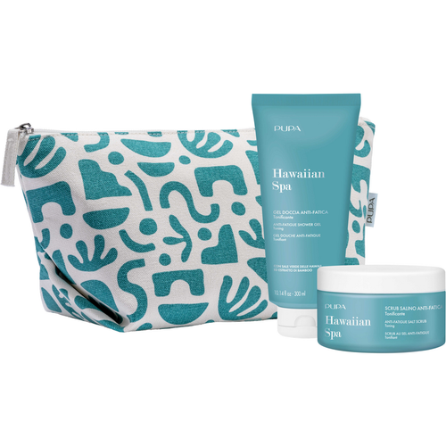 PUPA HAWAIIAN SPA SCRUB SALINO 350 GR + GEL DOCCIA ANTI-FATICA 300 ML
